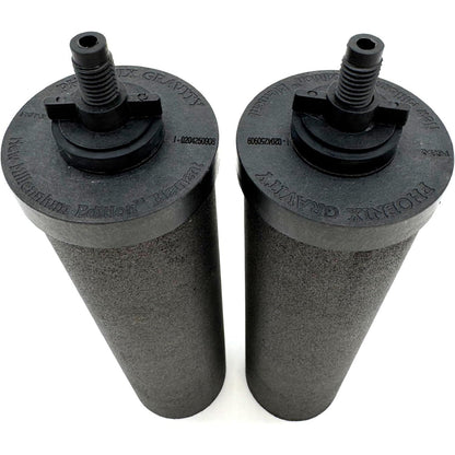 Close-up of two Phoenix Gravity New Millennium Edition filter elements